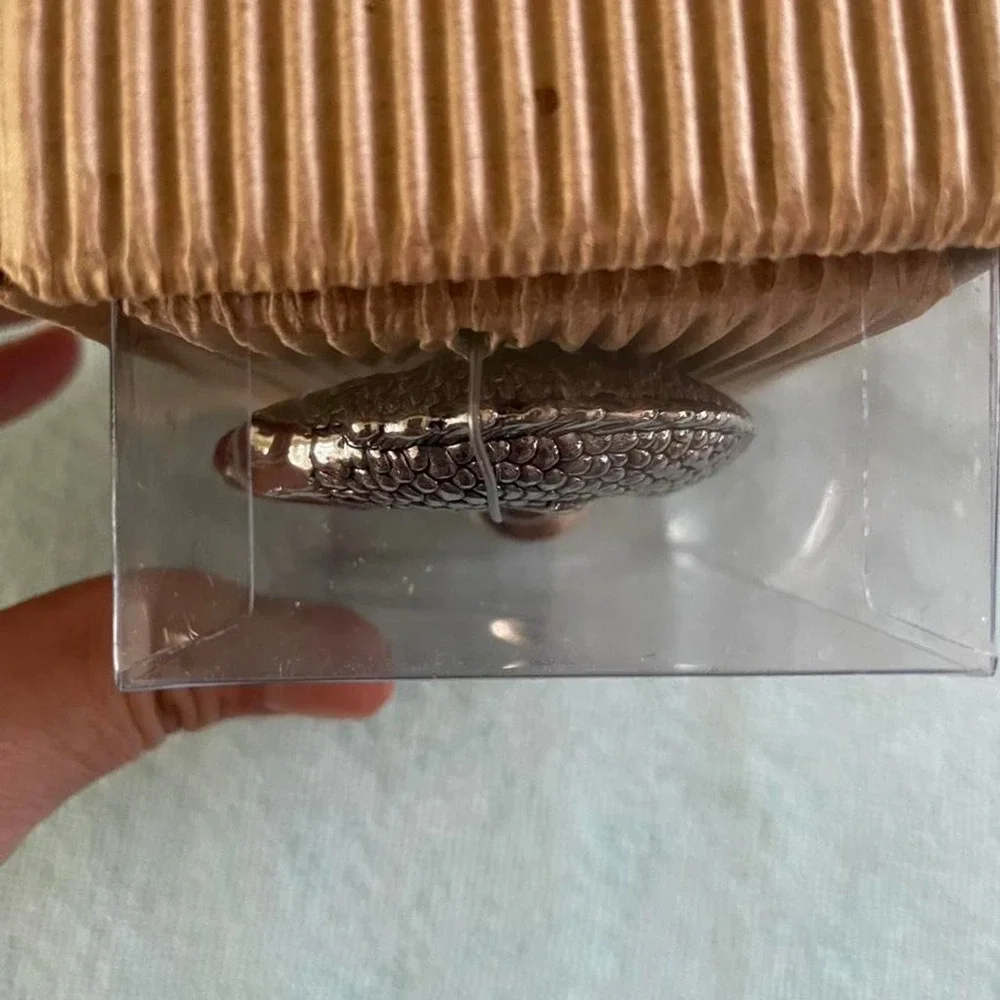 Mudpie silver fish bottle stopper